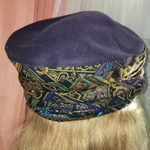 Vintage wool felt 90's hat - Picture 3 of 4
